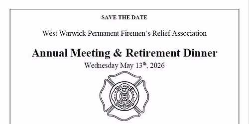 West warwick Permanent Firemen's Relief Association Dinner 