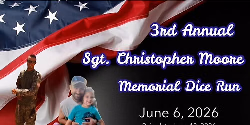 Bikers For Cause MD6 3rd Annual SGT. Christopher Moore Memorial Dice Run