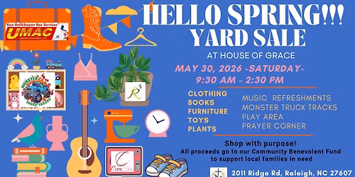 Hello Spring! Yard Sale