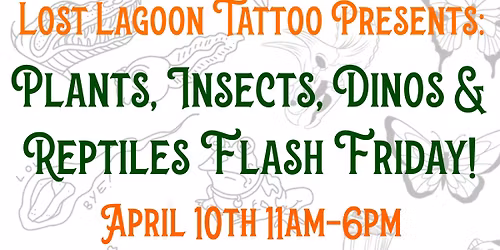 Plants, Insects, Dinos, & Reptiles Flash Friday!