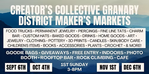 Creator's Collective Granary District Sept Maker's Market