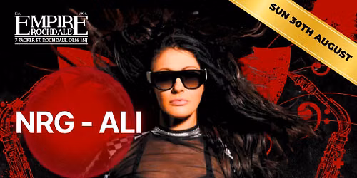 Bringing you back to the old school with NRG Ali, live at Empire