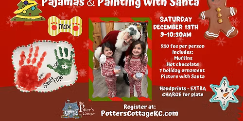 Pajamas & Painting with Santa