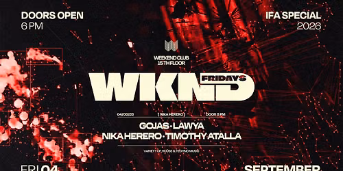 WKND X NIKA HERERO\ud83c\udf78\ud83e\udea9