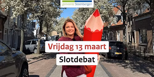 Slotdebat gemeenteraadsverkiezingen 2026