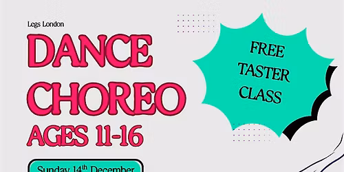 FREE dance class taster - ages 11-16