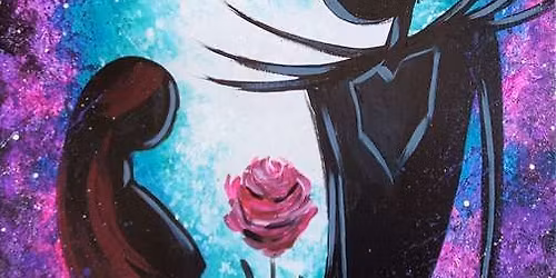 Glow Under the Stars While Painting \u201cNightmare Romance\u201d for this Black Light Party!\ud83d\udc80\ud83d\udc8b