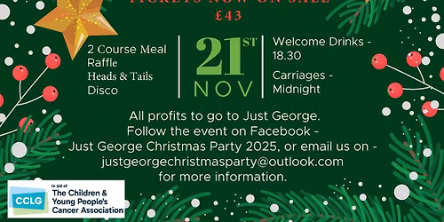 Just George Christmas Party 2025