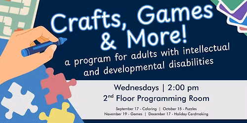 Crafts, Games & More! A Program for Adults with Intellectual and Developmental Disabilities