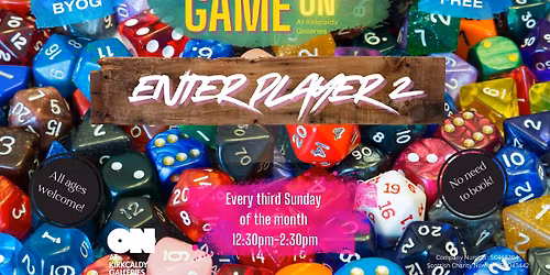 Game ON - Enter Player 2