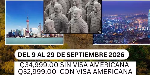 China Trip 360 Beijing, Xian, Shanghai, Fuerong