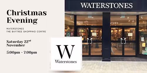 Waterstones Christmas Evening \ud83c\udf85