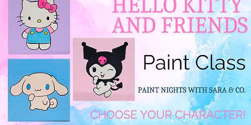 Hello Kitty and Friends Paint Class