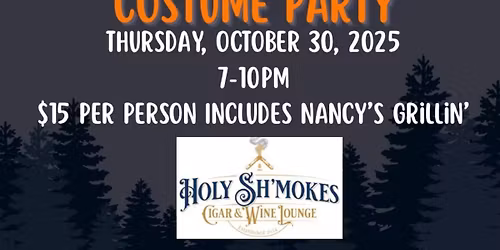 Halloween Eve Costume Party at Holy Sh\u2019Mokes!