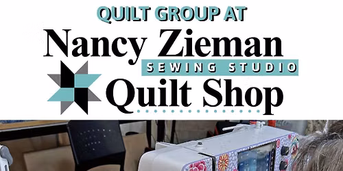 Quilt Group at The Nancy Zieman Sewing Studio & Quilt Shop in Downtown Beaver Dam WI