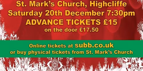 SUBB Christmas Concert at St. Mark\u2019s, Highcliffe
