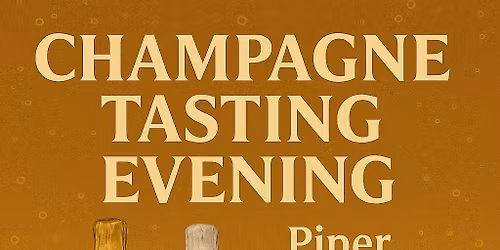 Champagne Tasting Evening