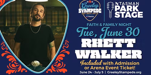 Rhett Walker at the Greeley Stampede