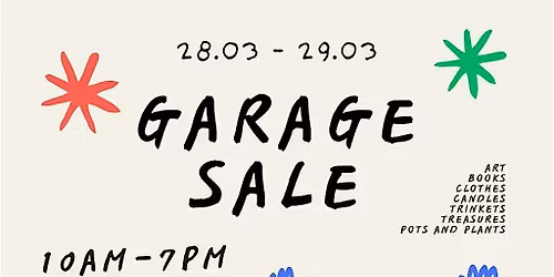 TIONG BAHRU GARAGE SALE (free cold brew tea + non-stop live DJs)