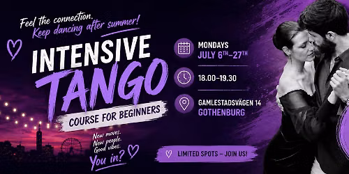 \ud83d\udc83 Intensive Tango Course for beginners