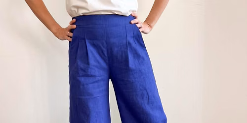 Learn to sew a pair of Summer trousers or shorts