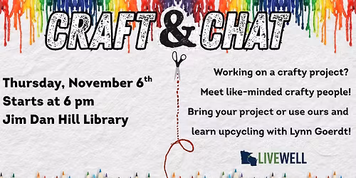 Craft & Chat at the JDH Library!