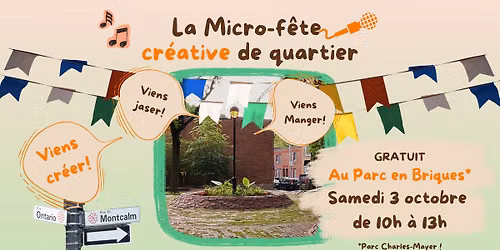 Micro-f\u00eate cr\u00e9ative de quartier