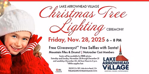 Lake Arrowhead Village Christmas Tree Lighting Ceremony