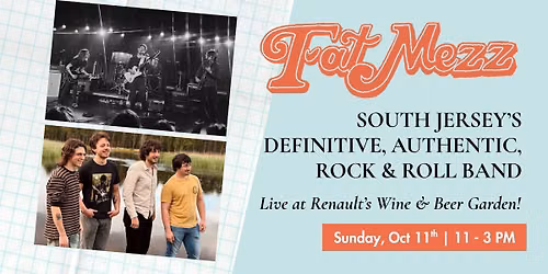 Live Music by Fatt Mezz at Renault Winery  