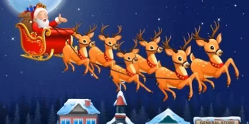 Coton Christmas tree light up and nativity