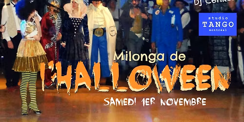 Milonga du Samedi 1er novembre\ud83c\udf83 Soir\u00e9e Halloween \ud83c\udf83