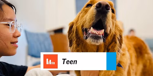 Press Paws! Therapy Dogs For Teens (ages 11-18)