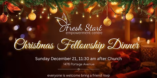Christmas Fellowship Dinner