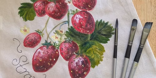 PENWORTHAM Paint Night - Strawberry Kisses Tote Bag