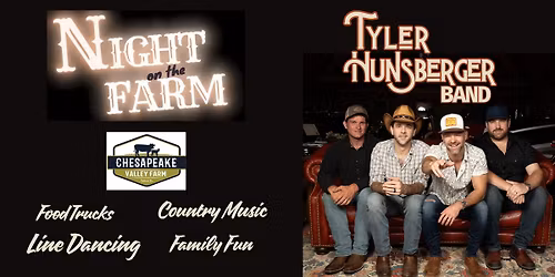 Tyler Hunsberger Band- Night on the Farm at Chesapeake Valley Farm