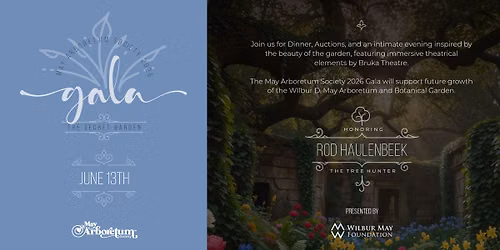 May Arboretum Society 2026 Gala