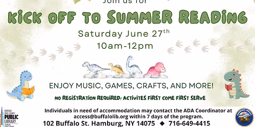 Summer Reading Kick Off
