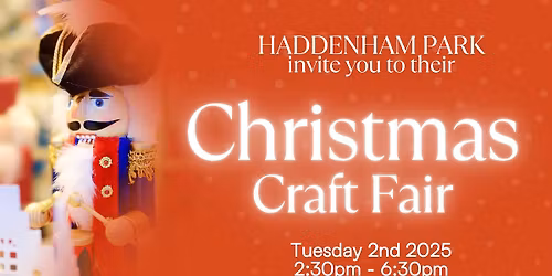 Christmas Crafts Fair at Haddenham Park