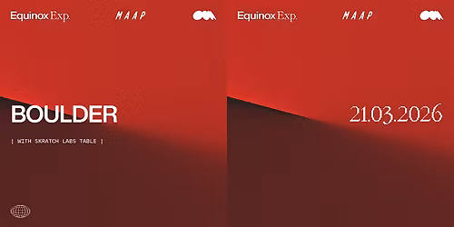 MAAP EQUINOX EXPERIENCE: Boulder | Skratch Labs Table