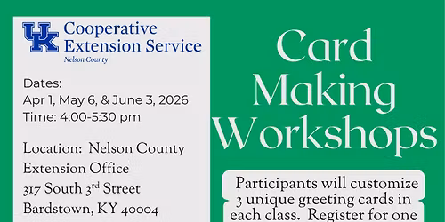 Card Making Workshop