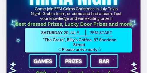 Christmas in July Trivia Night
