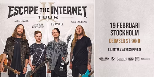 Bernth - Escape The Internet Tour II | Stockholm