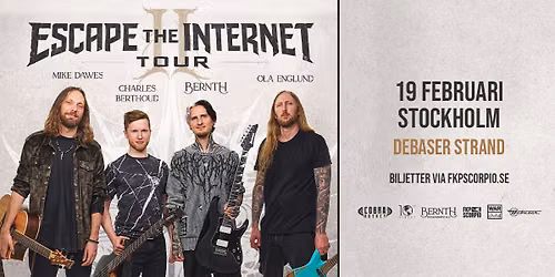 Bernth - Escape The Internet Tour II | Stockholm