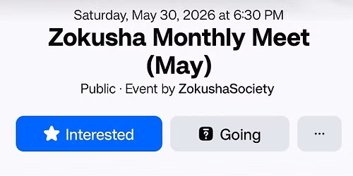 Zokusha Society Meet Up