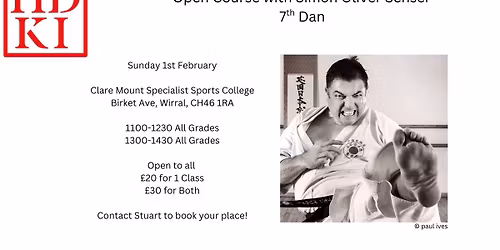 Open Course with Simon Oliver Sensei, 7th Dan