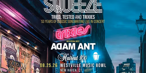 Squeeze at Westville Music Bowl (New Haven)