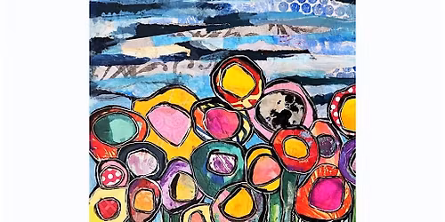 Wildflowers Mixed Media Painting Workshop with Ren\u00e9e Darling Art