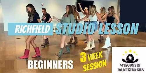 Line Dance Lessons Beginners  3 Week Session - Richfield Studio