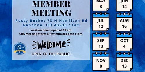 OPEN TO PUBLIC: CBA Monthly Member Meeting 2026
