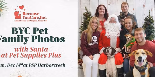 Pet Photos with Santa at PSP Harborcreek